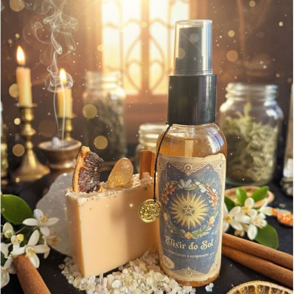 Spray Energético com Cristais Elixir do Sol Prosperidade • Vitalidade • Expansão