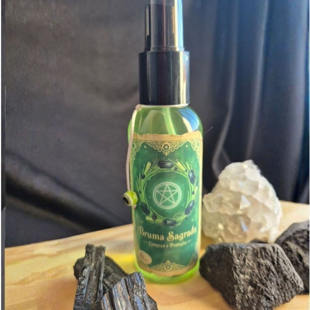 Spray Energético com Cristais - Bruma Sagrada - Proteção • Banimento • Limpeza Energética